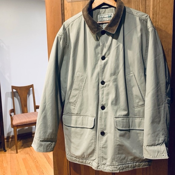 Vintage L.L. BEAN Quilted Thinsulate Lined Chore Jacket - Picture 9 of 13